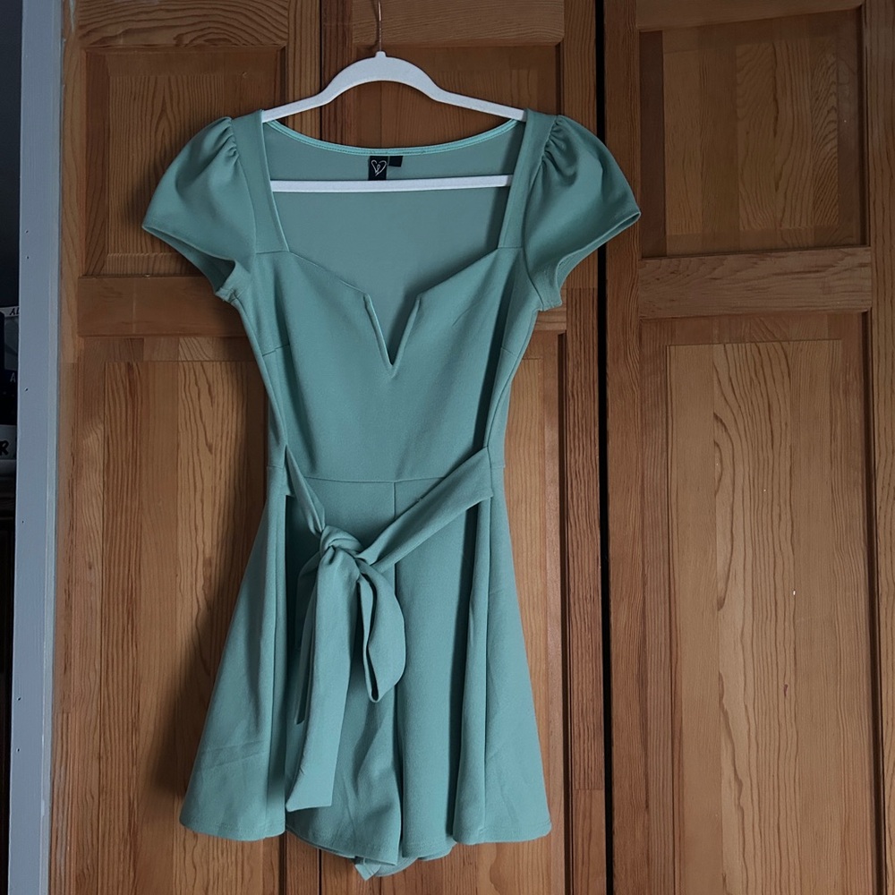 Windsor Mint Green Romper